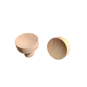 Pomo de puerta de roble macizo